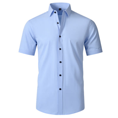 Camisa Ejecutiva Elástica Sin Planchado Antiarrugas Hombre - Image 42