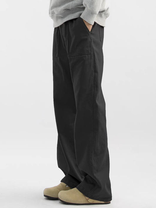 Pantalones Cargo Retro Maillard de Corte Recto para Hombre - Image 13