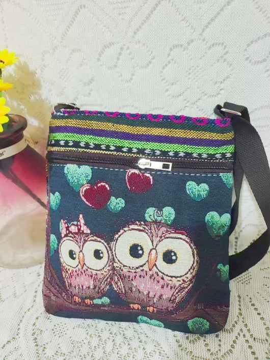 Bolso Bandolera Bordado Étnico con Elefante y Mariposa Estilo Chino - Image 50