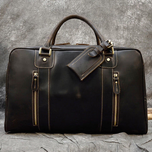 Bolso de Mano Grande en Cuero Genuino para Hombre - Image 2