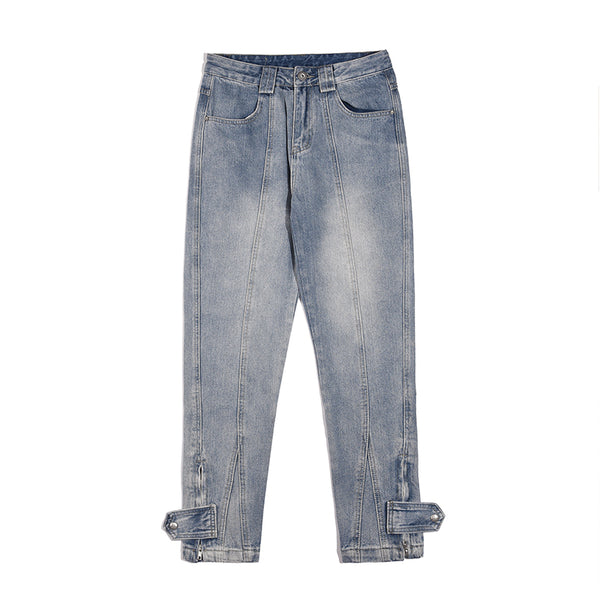 Jeans Rotos con Cortes 3D y Cierre Lateral - Image 3