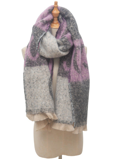 Bufanda Jacquard Unisex con Letras - Estilo Moderno para Él y Ella - Image 20