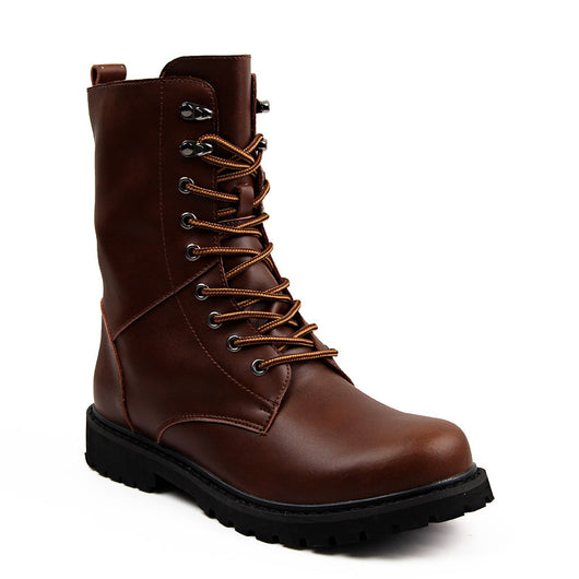 Botas Martin Retro para Hombre con Forro Cálido y Suela Resistente - Image 9