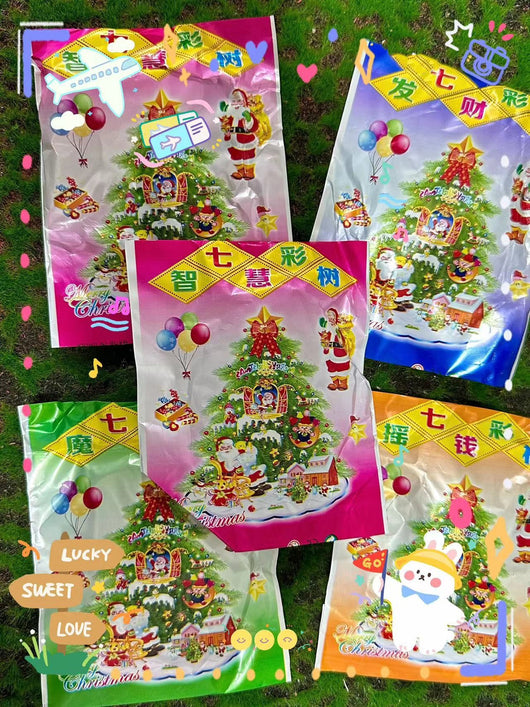 Árbol de Navidad Mágico Autorriego con Papel Cristal - Cultivo DIY - Image 3