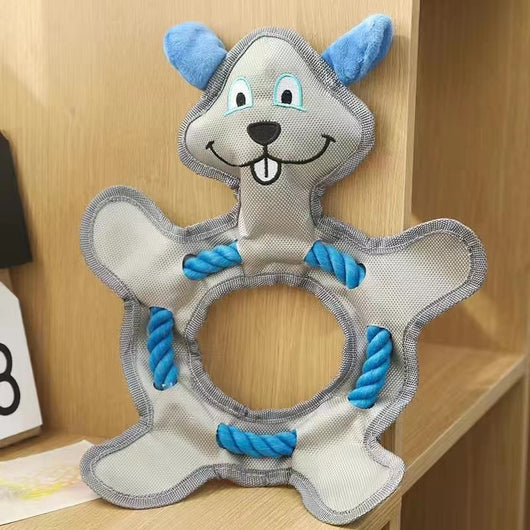 Juguete de Peluche para Perros y Gatos - Hueso Resistente a Mordidas con Sonido - Image 16