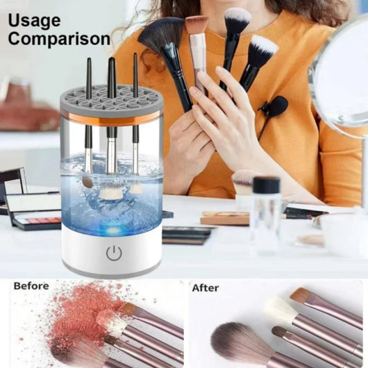 Limpiador Automático de Brochas de Maquillaje Portátil USB
