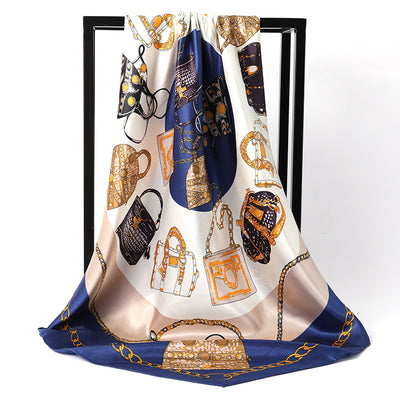 Pañuelo de Seda Estampado Leopardo - Accesorio Versátil para Cualquier Ocasión - Image 11