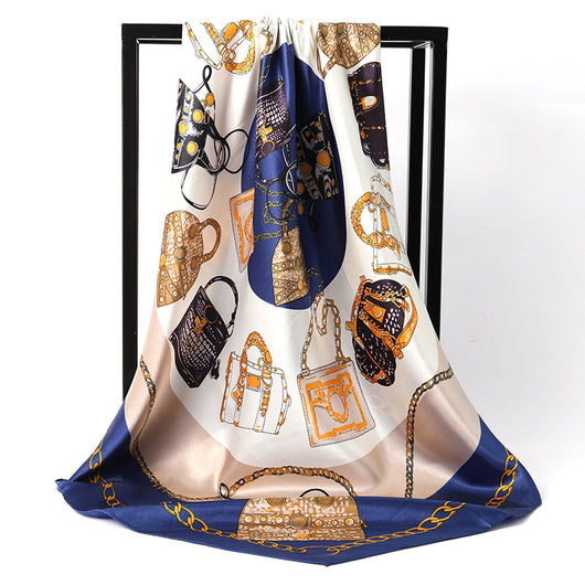 Pañuelo de Seda Estampado Leopardo - Accesorio Versátil para Cualquier Ocasión - Image 11