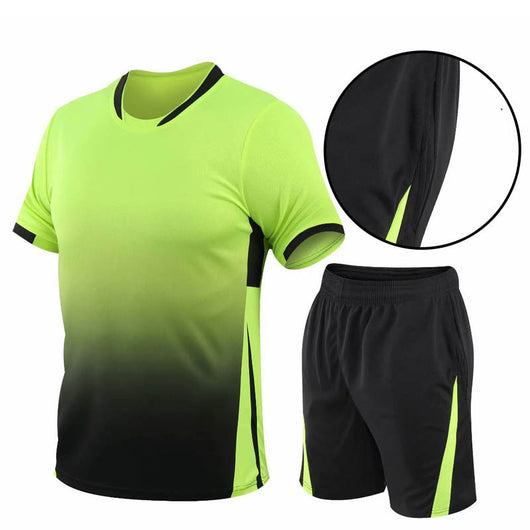 Conjunto de Verano Hombre: Camiseta Degradado Digital + Shorts Talla Grande - Image 5