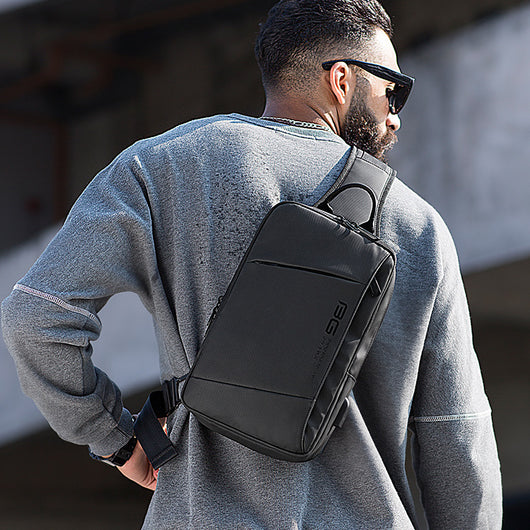 Bolsa Bandolera Impermeable Oxford para Hombre - Image 9