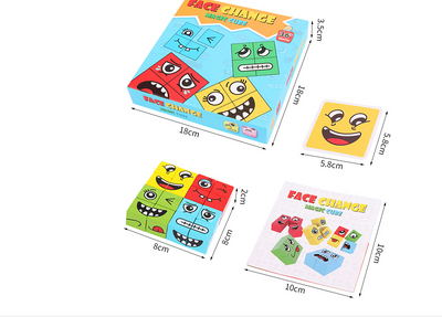 Cubo Mágico de Madera con Bloques Cambiafacetas – Juguete Interactivo Educativo - Image 9