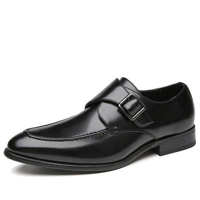 Zapatos de Cuero Ejecutivos con Hebilla Estilo Británico para Hombre - Image 12