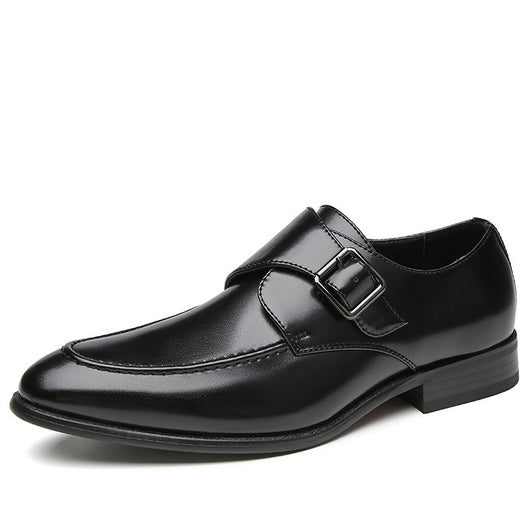 Zapatos de Cuero Ejecutivos con Hebilla Estilo Británico para Hombre - Image 12