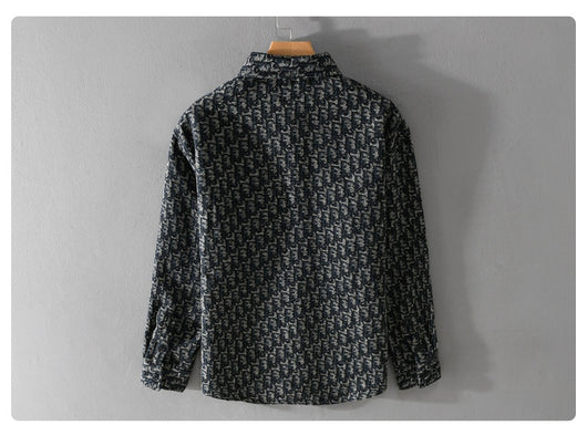 Chaqueta Camisa Casual Gruesa de Manga Larga para Hombre - Image 16