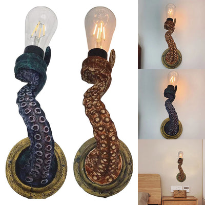 Lámpara de Pared Pulpo Retro con Tentáculos Luminosos LED - Image 12