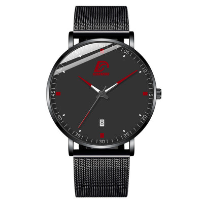 Reloj de Cuarzo Fashion con Malla y Calendario - Diseño Minimalista - Image 3