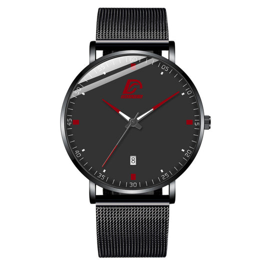 Reloj de Cuarzo Fashion con Malla y Calendario - Diseño Minimalista - Image 3