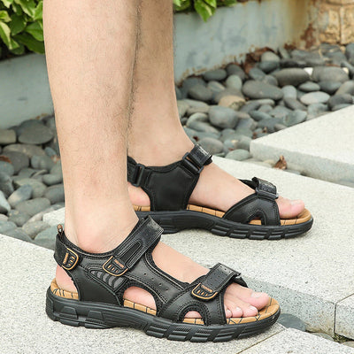 Sandalias Plataforma Hombre Cuero Genuino - Comodidad Total para Playa y Casual - Image 4