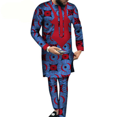 Conjunto Hombre Pantalón y Playera Estampado Batik Algodón - Image 8