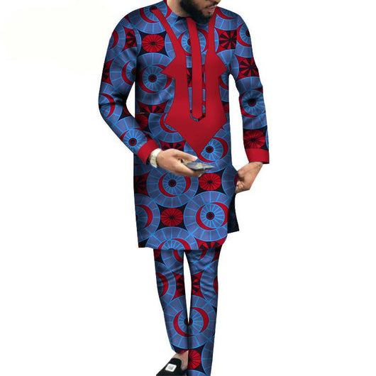 Conjunto Hombre Pantalón y Playera Estampado Batik Algodón - Image 8