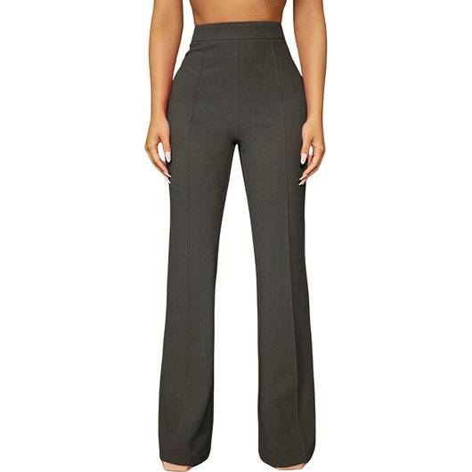 Pantalones de Cintura Alta para Mujer - Elegancia Profesional y Comodidad Diaria - Image 7