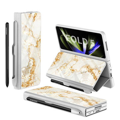 Funda de Cristal Protectora para Galaxy Z Fold5 - Diseño Flip Creativo - Image 14
