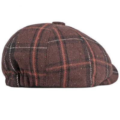 Gorro Octagonal Vintage Británico a Cuadros para Hombre - Image 8