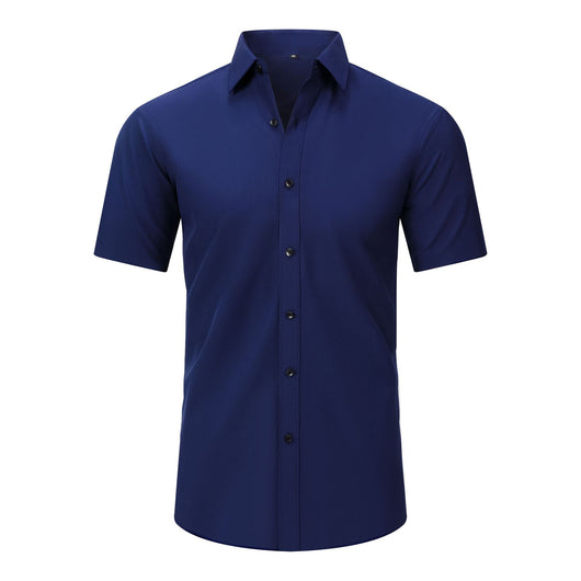 Camisa Manga Larga Elástica sin Planchado para Hombre - Image 7