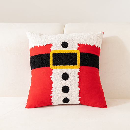 Funda de Almohada Navideña con Bordado - Decoración Festiva para el Hogar - Image 4