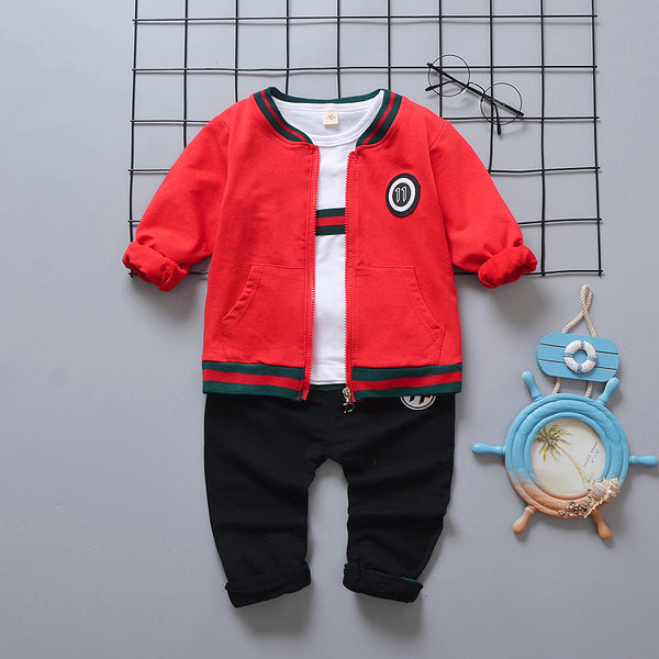 Conjunto de Manga Larga para Niños 0-4 Años con Pantalón Convertible
