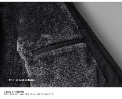 Abrigo Acolchado Térmico para Hombre Adulto Mayor - Chaqueta Gruesa con Capucha - Image 12