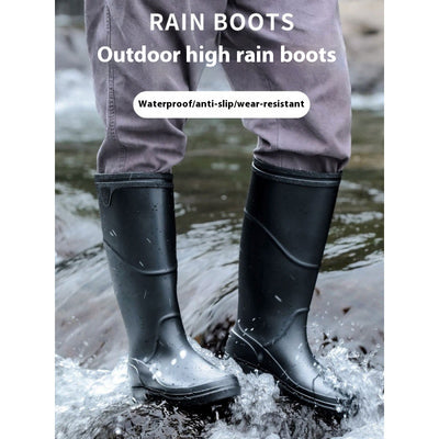 Botas de Lluvia Altas para Construcción - Zapatos Protectores Impermeables Antideslizantes - Image 4