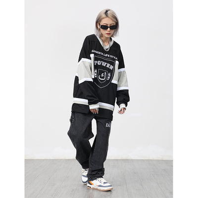 Remera Manga Larga Estilo Urbano Oversize - Image 8