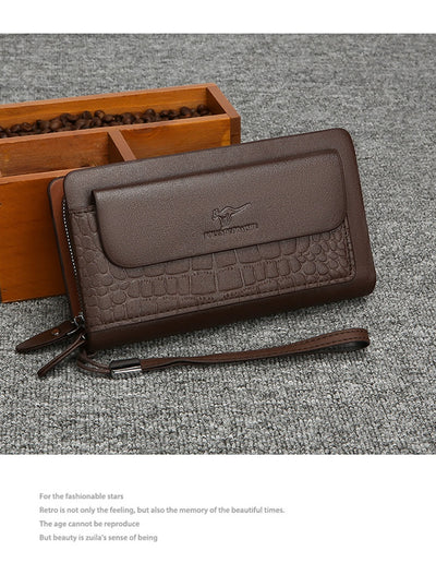 Maletín de Cuero Suave para Hombre con Múltiples Compartimentos - Image 38
