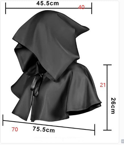 Capa de la Muerte Halloween con Sombrero - Disfraz Terrorífico Completo - Image 16