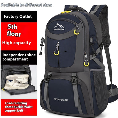 Mochila de Montaña 60L de Gran Capacidad para Senderismo Hombre y Mujer - Image 5