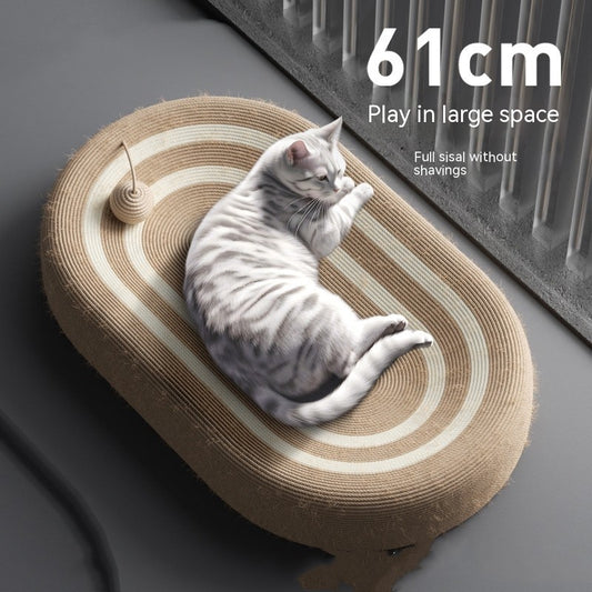 Rascador de Sisal para Gatos con Bandeja Integrada