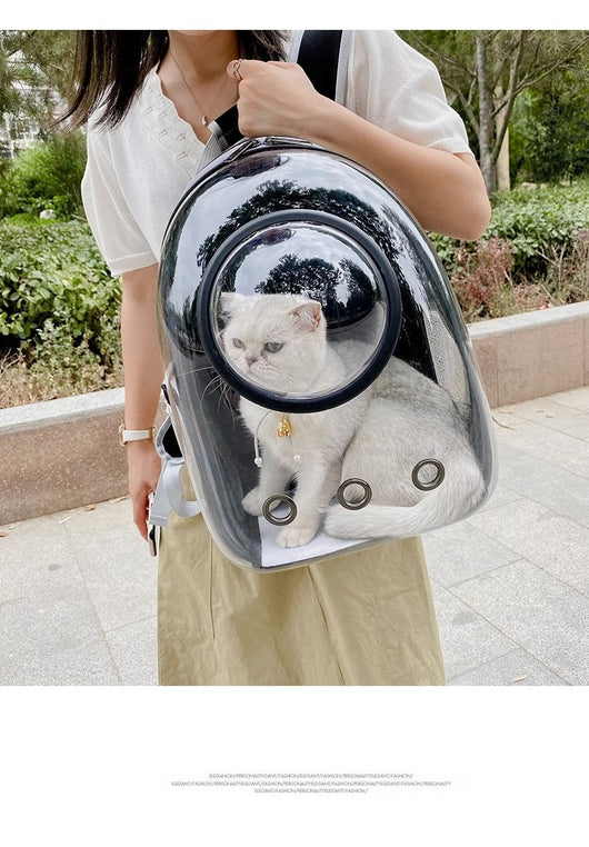 Mochila Transparente para Gatos con Cúpula Panorámica y Gran Capacidad - Image 32