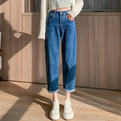 Pantalones Rectos Cintura Alta Slim Fit para Mujer - Image 11
