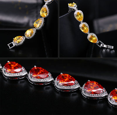 Pulsera de Niña con Zirconia Brillante y Baño de Platino - Image 12