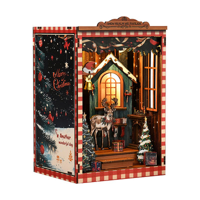 Soporte Decorativo Cabaña Nevada con Gafas - Diseño Creativo y Funcional - Image 4
