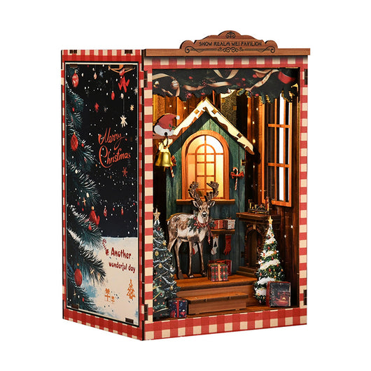 Soporte Decorativo Cabaña Nevada con Gafas - Diseño Creativo y Funcional - Image 4