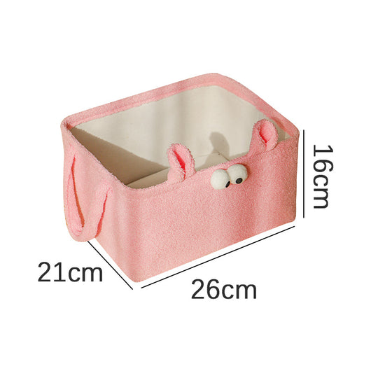 Canasta de Almacenamiento Grande de Lana de Cordero con Diseño Infantil - Image 14