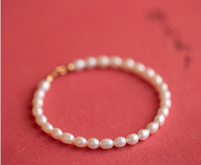 Pulsera de Perlas Naturales de Agua Dulce - Diseño Elegante Invierno - Image 7