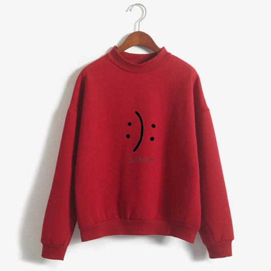 Suéter Smiley Casual Holgado Cuello Redondo para Mujer - Image 12
