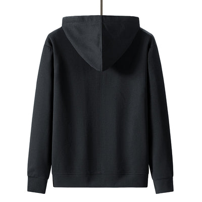 Sudadera Deportiva con Capucha Texturizada Waffle para Hombre - Image 5