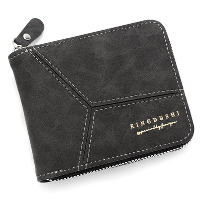 Billetera Corta para Hombre con Costuras Mate y Múltiples Compartimentos - Image 11