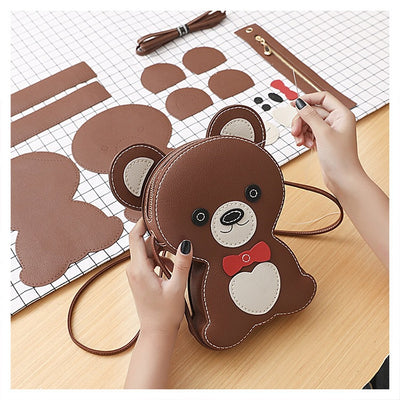 Bolsa Tejida Artesanal Mini Osito - DIY Hecha a Mano - Image 10