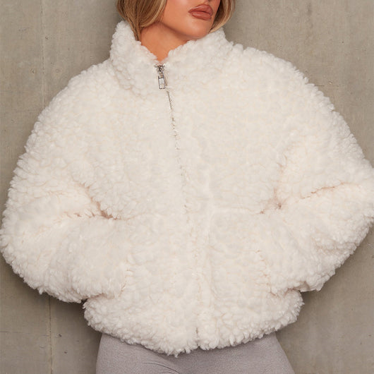 Cardigan de Cachemira y Lana de Cordero para Mujer - Abrigo Corto de Lujo - Image 16