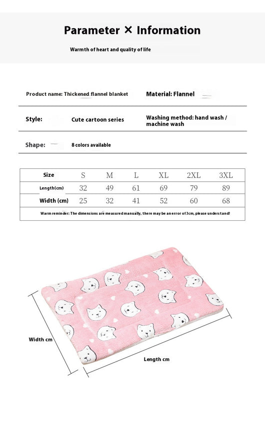 Cama Térmica Acolchada para Perros y Gatos - Colchoneta Cálida Invierno - Image 18